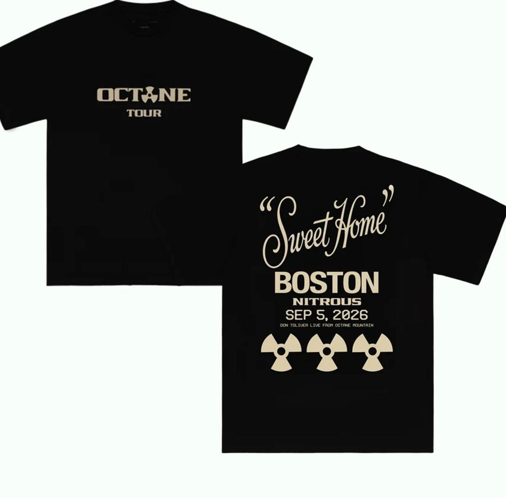 Don Toliver Nitrous–Octane World Tour Leg 2 Sep 5, 2026 TD Garden in Boston Tee