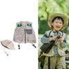 Utforskarkit för barn med safariväst och hatt för 4-6-åriga pojkar flickor Barnsafarikläder, STEM Utomhusutforskarkit