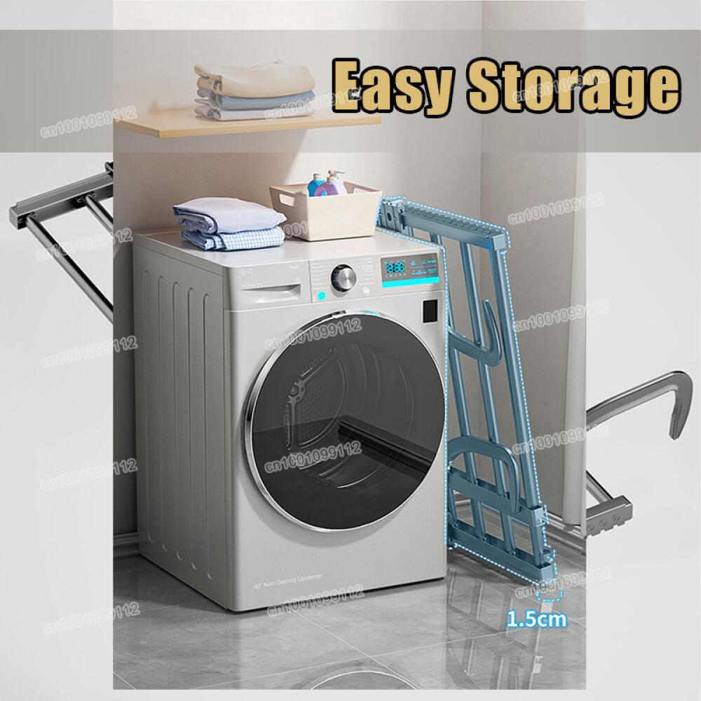 Extendable Clothes Drying Rack Window Frame Shelf Foldable Balcony Window Hanging Organizer Storage Rack Home Clothes Shoe