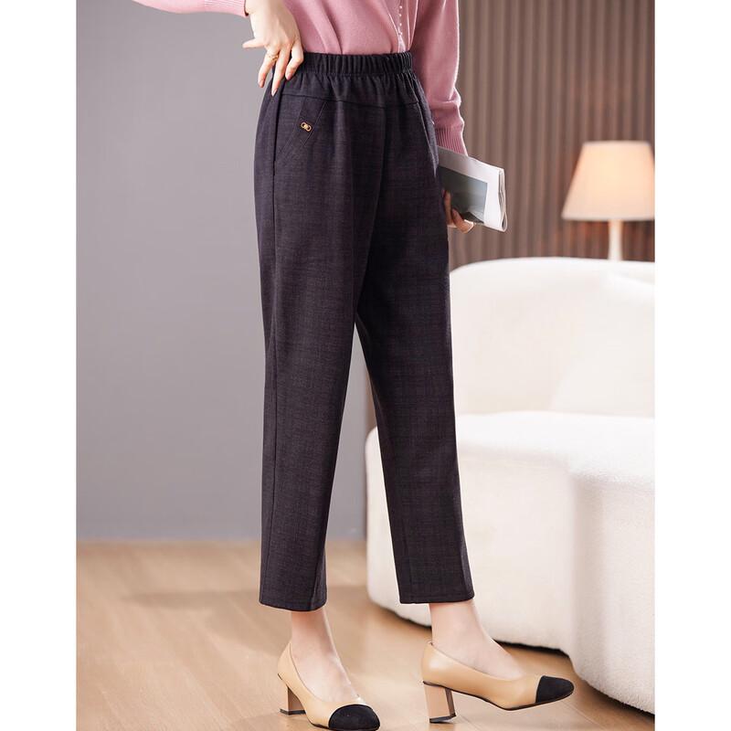 SIFONE Women s Comfortable Elastic Waist Harem Pants 2XL