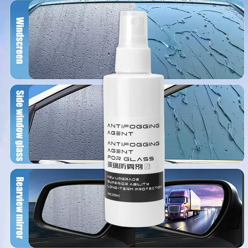 Waterproof Car Anti Fog Spray Rain Repellent Long Lasting Windshield Coating for Front/Rear/Side Windows and Mirrors with Towel