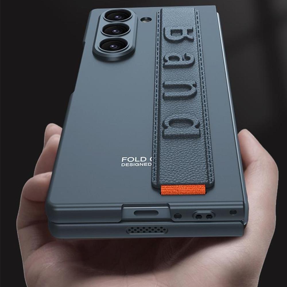 GKK Etui na Samsunga Galaxy Z Fold6 5G Pasek Opaska Twarde PC Pokrowiec na Telefon z Folia na Ekran