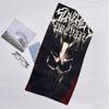 Slasher Prevail Black Metal Fashion Beach Towel: Ideal for Summer Adventures Soft, absorbent and quick drying suitable for swimming and bathing