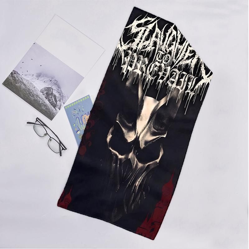 Slasher Prevail Black Metal Fashion Beach Towel: Ideal for Summer Adventures Soft, absorbent and quick drying suitable for swimming and bathing