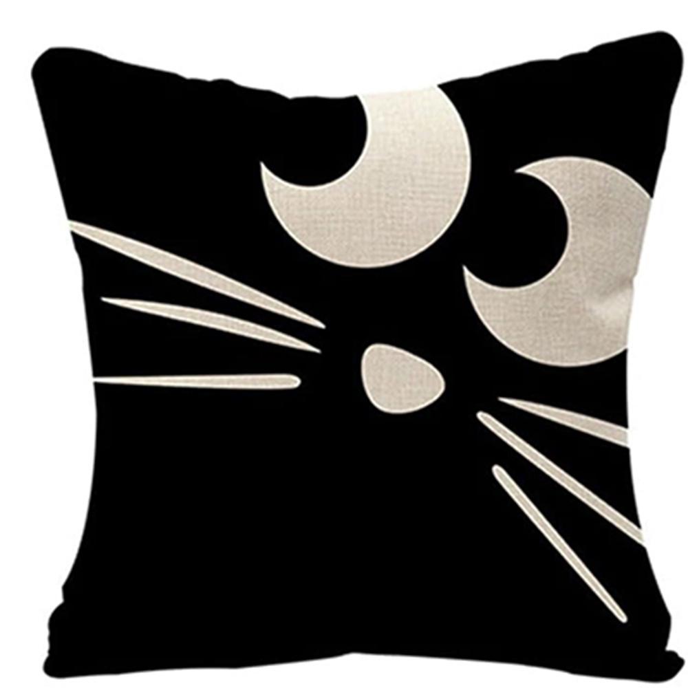 Spooky Halloween Pillows: Mummy, Skull, Trick or Treat, and Cat Eyes Designs! Sofa cushion cover, holiday party decoration, gift