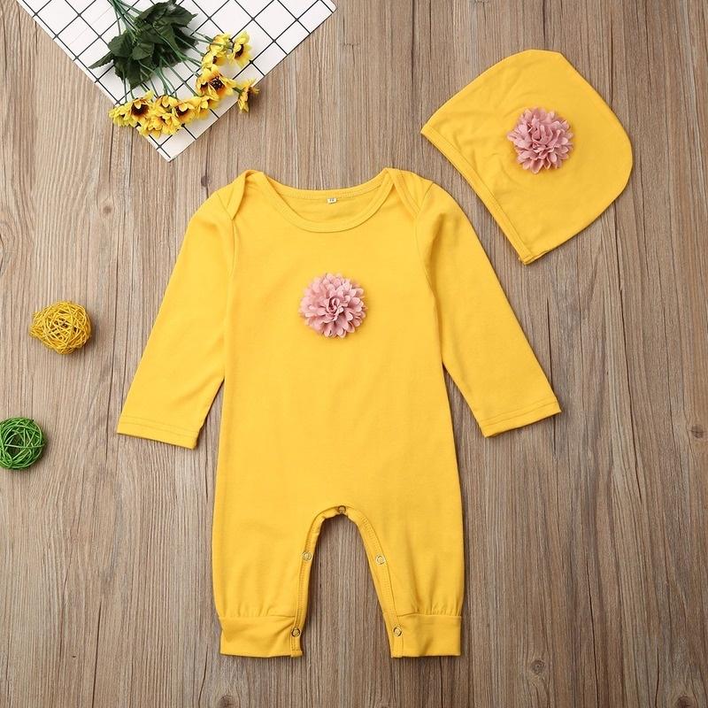 Cheap Newborn Clothes Baby Girls Long Sleeve Baby Rompers Floral