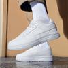 Men's Shoes Explosion Thick Soled Leather Breathable Sneakers Men's Low-top White Fashion Board Shoes Street Casual sports Shoes