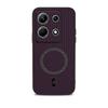 For Infinix Note 30 Lens Guard Magnetic Phone Case For Infinix Note 30 Slim Leather Texture Wireless Charging Protector Cover