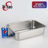 Xiyao Deep Rectangular Stainless Steel Utility Tray