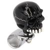 Steering Wheel Spinner Knob Skull Shape Universal Power Handle for Cars Trucks Tractors BoatsBlack
