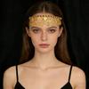 Round Exotic Forehead Chain Korean Style Long Tassels Hair Chain  Headgear Accessory