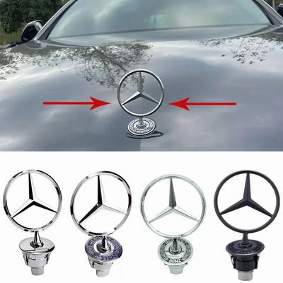 1 buc 44mm Metal 3D Aliaj de Zinc Emblema Mercedes Benz Pentru Capotă Față Insignă Logo Accesorii Stilizare Auto A2108800186