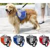 Pet Outdoor Backpack Large Dog Reflective Adjustable Saddle Bag Harness Carrier for Traveling Hiking Camping Safety