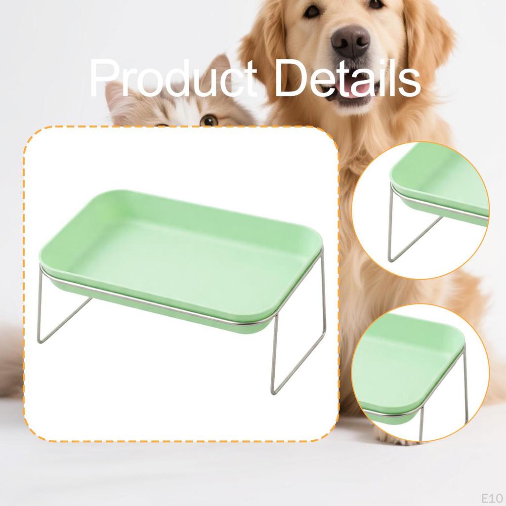 Bowl Easy to Clean Elevated Pet Feeder Raised Cat Food for Small Pets Little Dogs