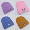 Pokemon Psyduck Slowpoke Embroidered Knit Hat For Winter Warmth And Windproof Protection