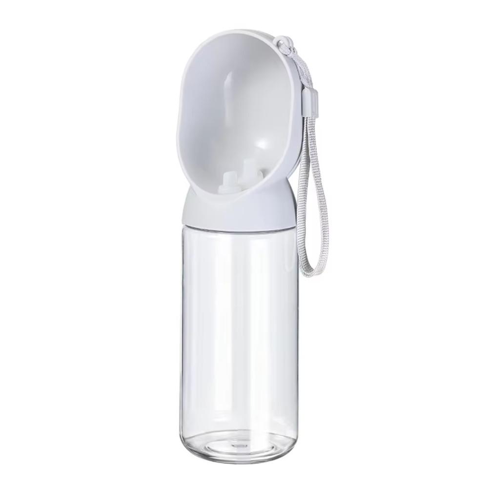 Leakproof Dog Water Bottle Walking Puppy Pet Travel Water Bottle Portable Dogs Bowl Pet Grey L