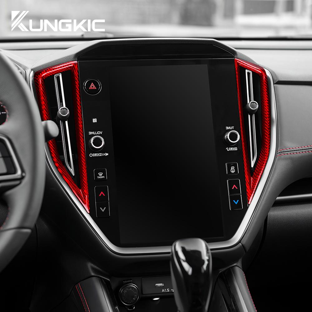 Real Hard Carbon Fiber Sticker For Subaru WRX/ WRX STI 2025 2025 2025 Car Central Control Navigation Air Outlet Dry Carbon Trim