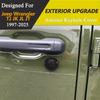 Car Door Lockhole Protect Cover Trim For Jeep Wrangler TJ JK JL Gladiator JT Keyhole Antirust Cap Exterior Parts Accessories
