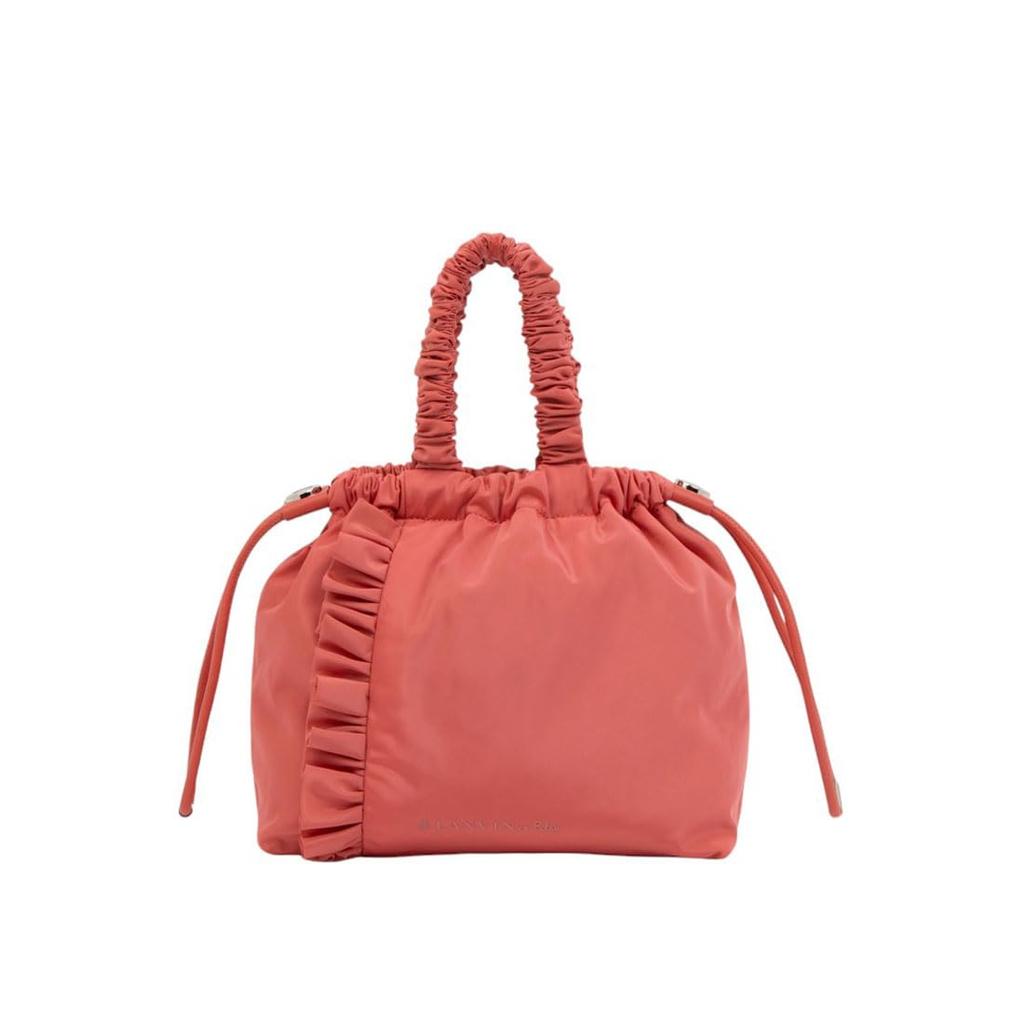 LANVIN en Bleu Mile Shoulder Pink Damenhandtasche,
