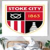 Stoke City F.C. Tapestry Wall Hanging Room Background Cloth Home Decor Beach Mat Yoga Mat Sofa Bed Sheet