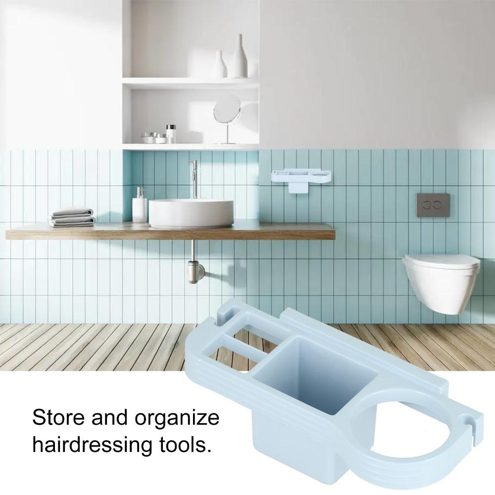 ABS Hair Dryer Bracket Punch Free Hair Tool Organizer Space Saving Hair Dryer Holder  Barber Shop