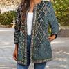 Жіночий Пальто Принт Метелики Ретро Довгий Рукав Вільний М'який Етнічний Стиль Вінтажний Кардиган
