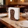 Authentic 3D Wood Boot Letter Holders And Napkin Storage With Open Structure Desk Organizers For Easy Access