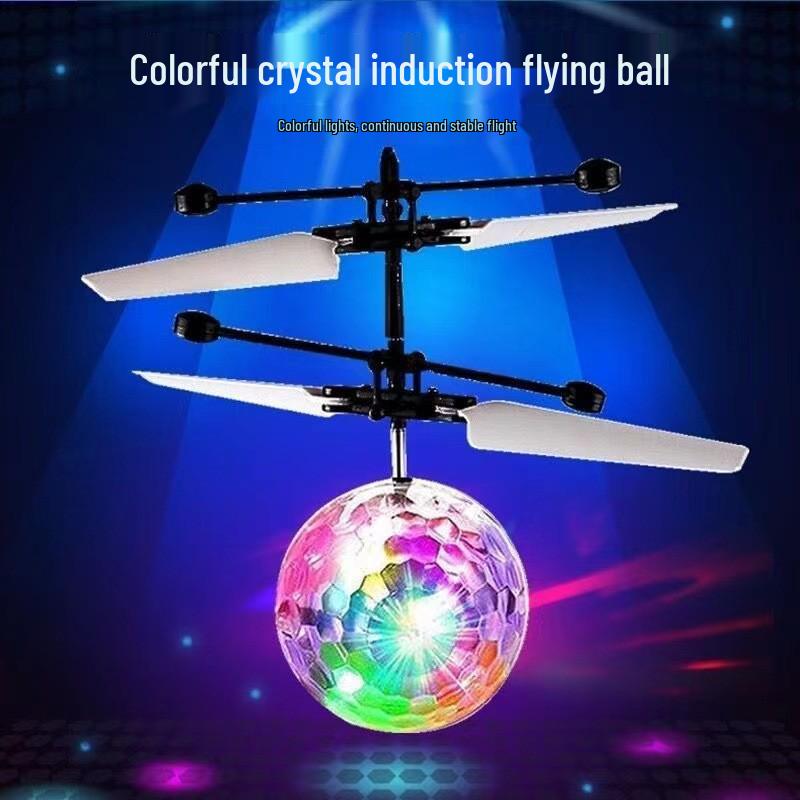Gesture-Controlled Induction Flying Crystal Ball Boomerang Toy