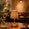 Nordic Style LED Table Lamp Vintage Gold Bedside Lamp Retro Desk Lamp Atmosphere Lamp  Hotel