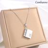 Titanium Steel Love Letter Pendant Necklace for Couples - Clavicle Chain for Girls.