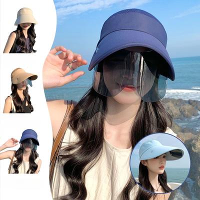 Sonnenbrille Linse Leerer Dach Sonnenhut UV-Schutz Große Krempe Zeigt Kleine Outdoor Flachdach Reiten