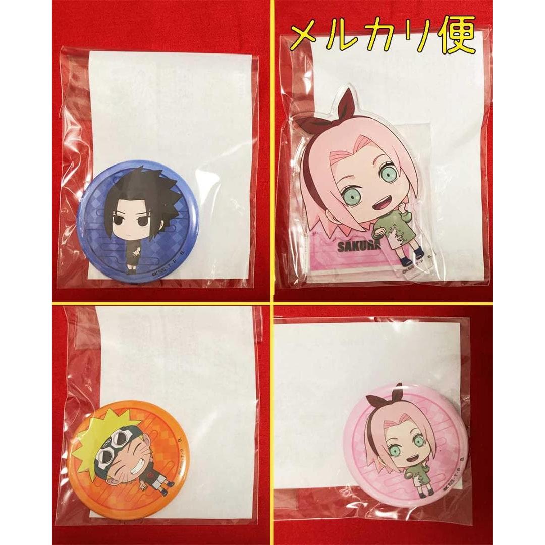Used Sakura Haruno Sasuke Uchiha Naruto Acrylic Stand Can Badge Tsunagi Shutto