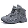 Herbst Neue Wanderschuhe Kampfstiefel Herren Trainingsschuh Wüstenkampfstiefel Wasserdicht Arbeitssicherheit Weicher Boden und Weiche Oberfläche