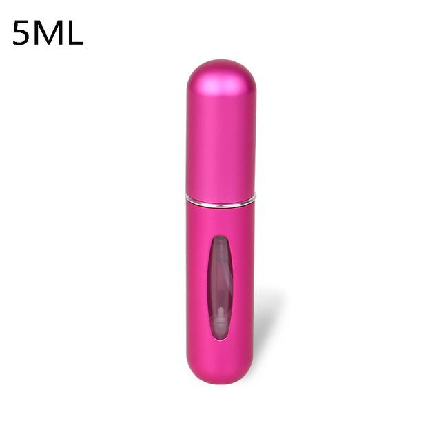 8/5ml Parfymfördelare Bärbar Vätskebehållare För Kosmetika Resor Mini Aluminiumspray Alkohol Tom Påfyllningsbar Flaska