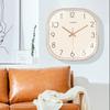 8inch Modern Square Wall Clock Silent Non-Ticking Analog Clock Large Numbers Minimalist Decor for Living Room Office Bedroom