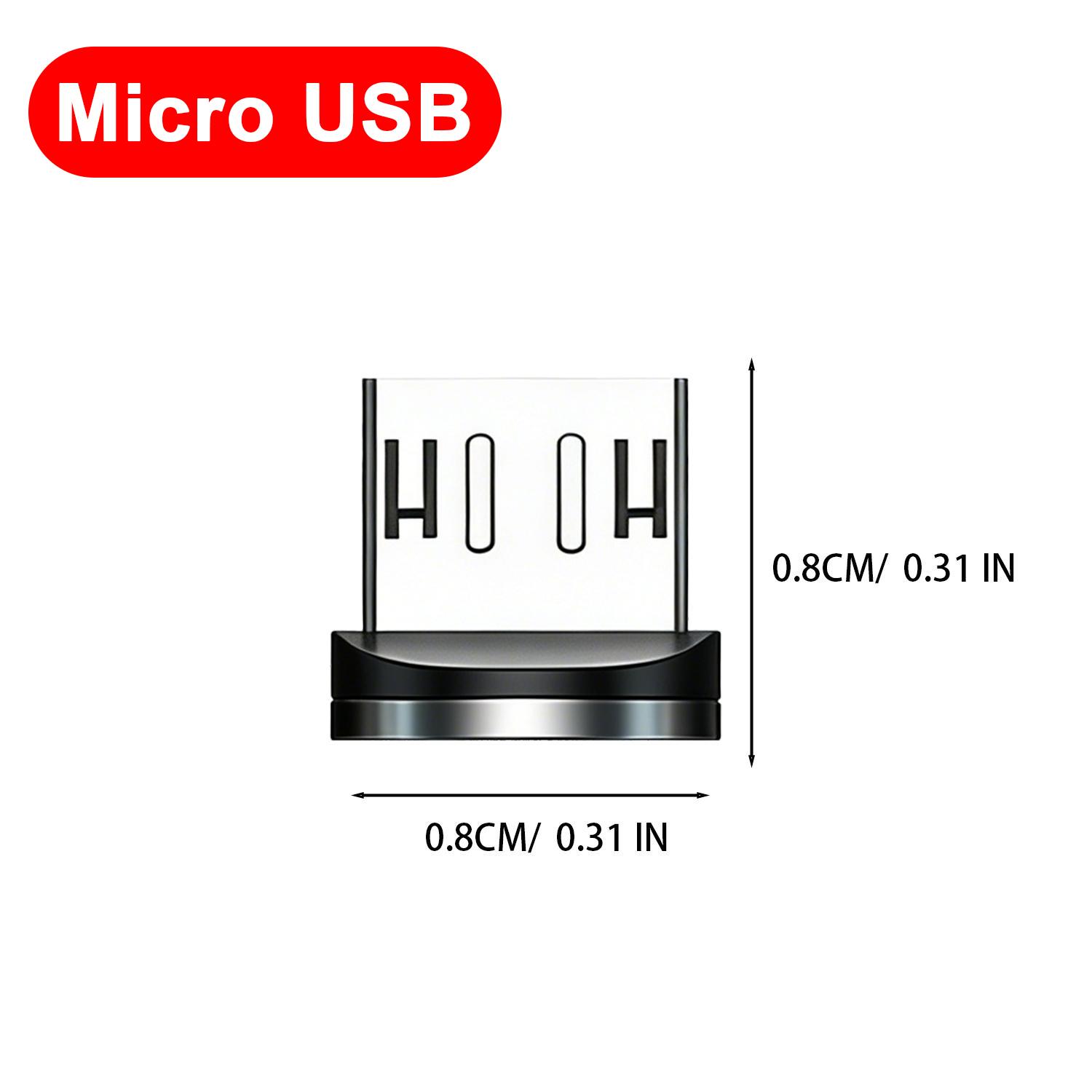 

1-10Pcs Magnetic Charging Tips Type-C/Micro USB 1 Pin Connector Tips Head Without Charging Cords For Xiaomi POCO Samsung Huawei 1PCS