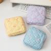Classic Heart Makeup Bag With Cotton Material Portable Travel Organizer For Daily Use