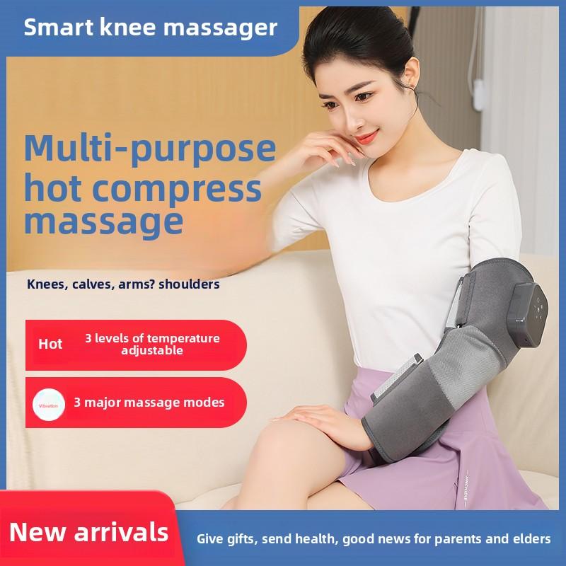 Air Pressure Knee Massager Hot Compress Kneading Knee Massager Old Cold Leg Knee Pads Massager Physiotherapy