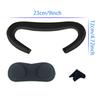 6 in 1 Face Facial Interface PU & Ice Silk Foam Face Cushion Anti-Leakage Nose Pad Lens Protector Lens Cloth for Oculus Quest 3