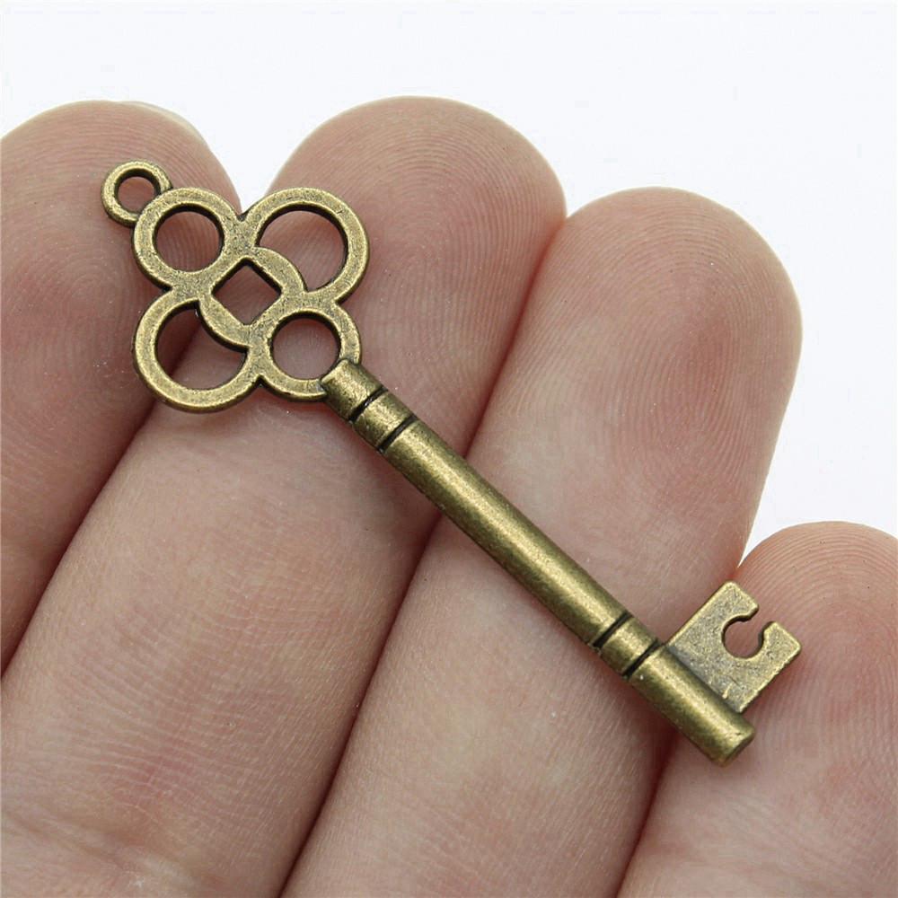 Key And Lock Charms Pendant Child Jewellery Massive Funny Art Supplies