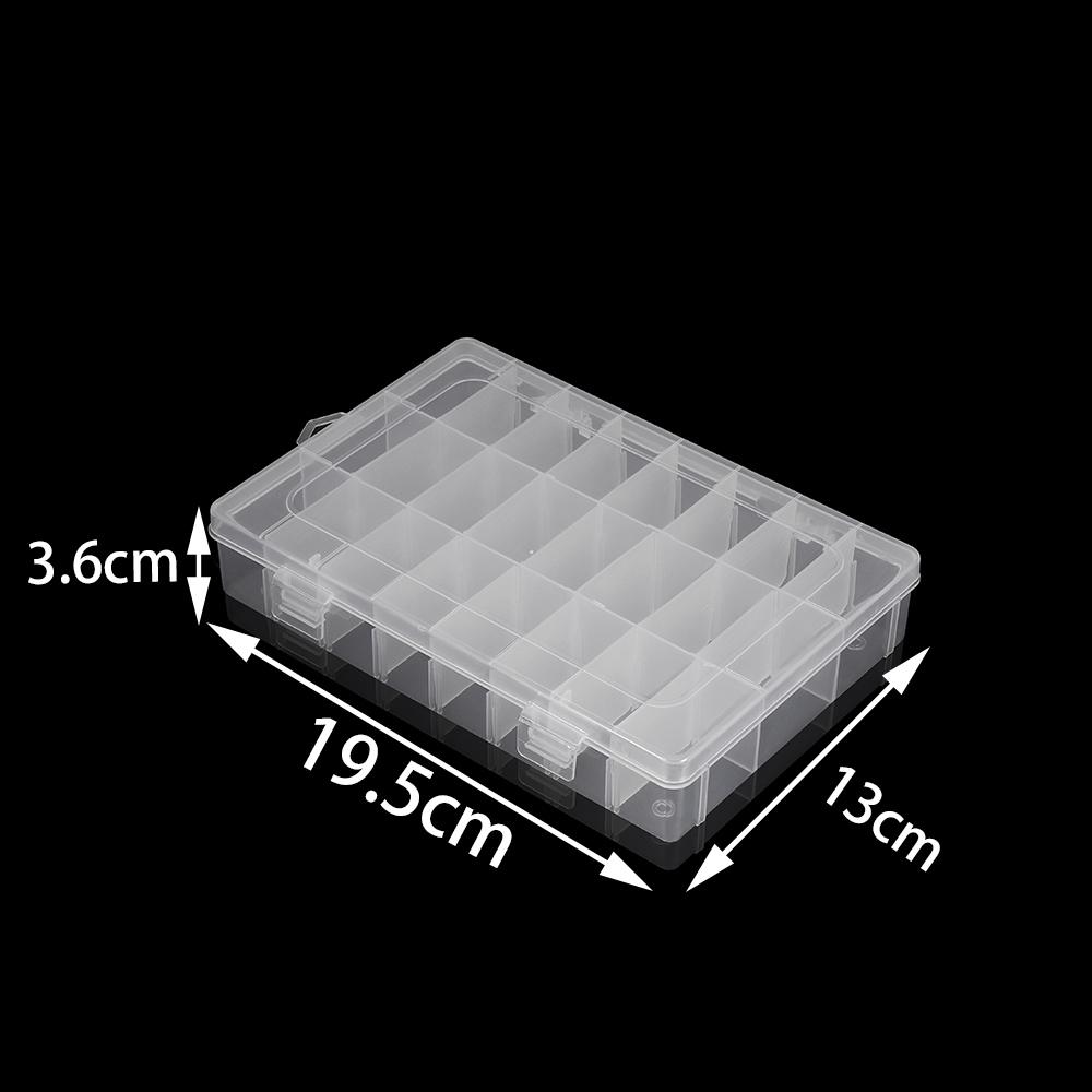 Multiple Styles Storage Container Jewelry Box Clear Plastic Organizer Box Earrings Rings Beads Storage Organizer Display Case