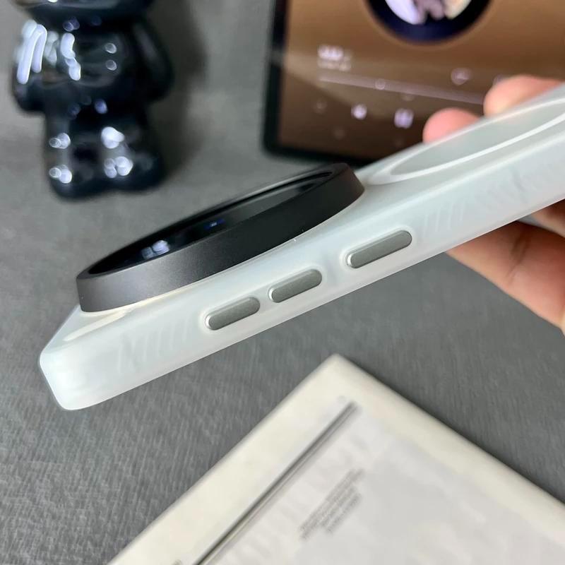 For VIVO X300 Ultra Case Magnetic Acrylic Matte Transparent Skin Feel Phone Cover For Vivo X300 Ultra Shell Non-Slip Bumper