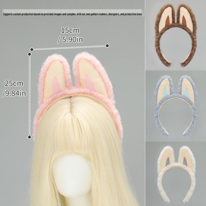 Halloween Demon Baby Plush Animal Elf Ears Headband for Kids