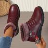 Fashion New Winter Women Boots Thick Plush Ankle Boots Woman Zipper Comfortable Outdoor Snow Boots Fashion Cotton Shoes Botas De Mujer