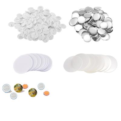 200 Plastic Button Badge Machine Materials, 58mm, for Badge Production
