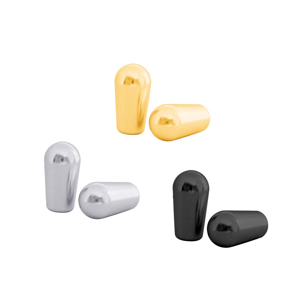 3-Position Electric Guitar Pickup Rocker Switch Knob, 3.5mm Thread, Pure Aluminum