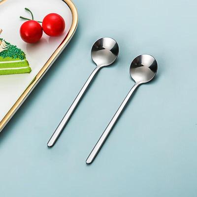 304 Stainless Steel Round Stirring Spoons (2-Pack)