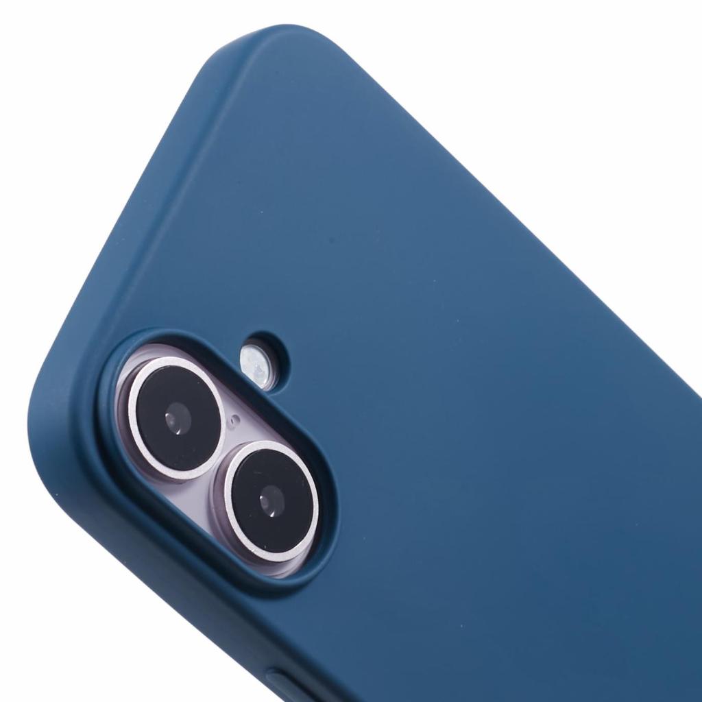 For iPhone 16 Plus Case Smooth Soft TPU Phone Case Liquid Silicone Texture