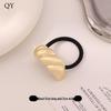 Minimalist Metal Hair Ring - New Korean Style High-End Ponytail Tie Rubber Band.