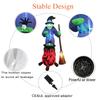 8FT Halloween Inflatables Toys Outdoor Decoration Witch with Auto Rotation Cauldron Built-in LED Light Yard Garden Holiday Decor